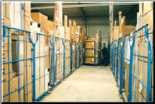 Lagerung der M&ouml;bel  kommissionsbezogen in Corletten