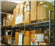 Hochregallager f&uuml;r Polsterm&ouml;bel